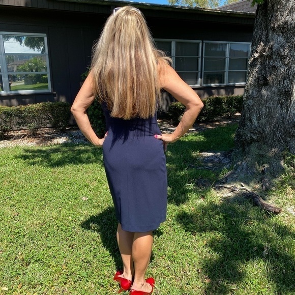 Donna Karan, Unique Black Dress, Ooozes Class, Style & Sophisticated, Wow🔥 - Picture 7 of 8